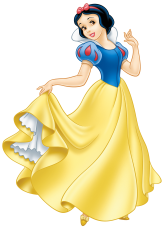 Snow White Logo 17 heat sticker