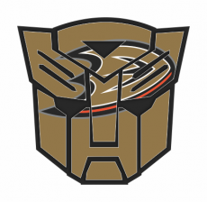 Autobots Anaheim Ducks logo heat sticker