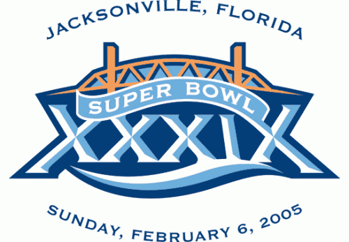 Super Bowl XXXIX Logo heat sticker