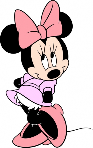 Minnie Mouse Logo 04 custom vinyl decal