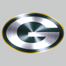 Green Bay Packers Stainless steel logo heat sticker