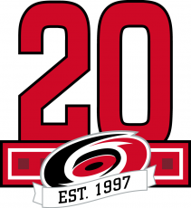 Carolina Hurricanes 2017 18 Anniversary Logo heat sticker