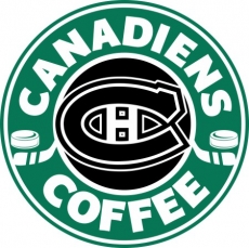 Montreal Canadiens Starbucks Coffee Logo heat sticker