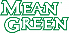 North Texas Mean Green 2005-Pres Wordmark Logo 03 heat sticker