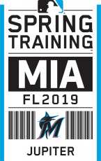 Miami Marlins 2019 Event Logo heat sticker