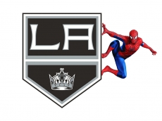 Los Angeles Kings Spider Man Logo heat sticker