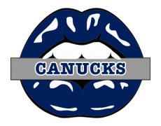 Vancouver Canucks Lips Logo custom vinyl decal