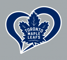 Toronto Maple Leafs Heart Logo heat sticker