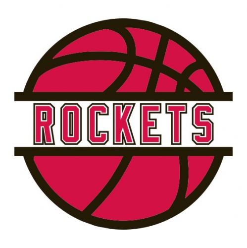 Basketball Houston Rockets Logo heat sticker