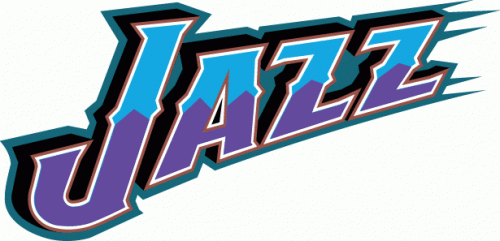 Utah Jazz 1996-2004 Wordmark Logo heat sticker