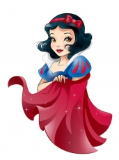 Snow White Logo 03 custom vinyl decal