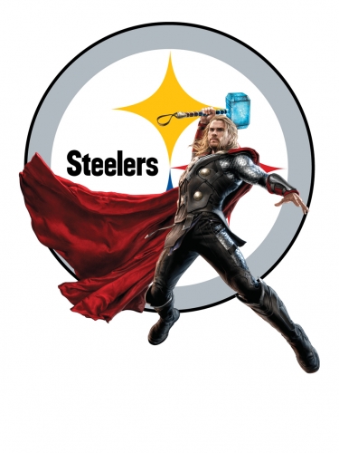 Pittsburgh Steelers Thor Logo custom vinyl decal