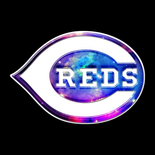 Galaxy Cincinnati Reds Logo heat sticker