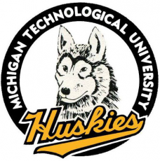 Michigan Tech Huskies 1984-1992 Primary Logo heat sticker