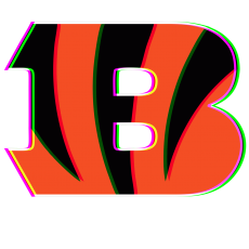 Phantom Cincinnati Bengals logo heat sticker