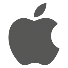 Apple brand logo 03 custom vinyl decal
