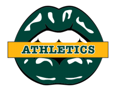 Oakland Athletics Lips Logo custom vinyl decal