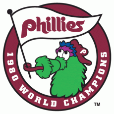 Philadelphia Phillies 1980 Champion Logo 01 custom vinyl decal