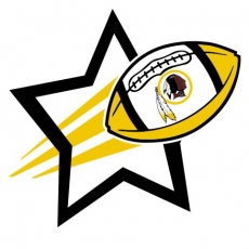 Washington Redskins Football Goal Star logo heat sticker