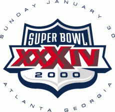 Super Bowl XXXIV Logo custom vinyl decal