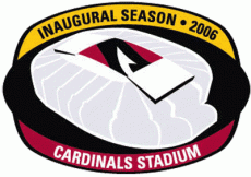 Arizona Cardinals 2006 Stadium Logo heat sticker