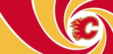 007 Calgary Flames logo custom vinyl decal