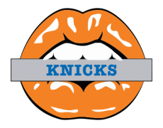 New York knicks Lips Logo heat sticker