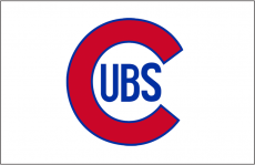 Chicago Cubs 1937-1940 Jersey Logo heat sticker