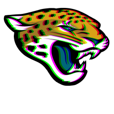 Phantom Jacksonville Jaguars logo heat sticker