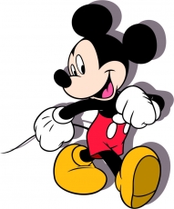 Mickey Mouse Logo 21 heat sticker