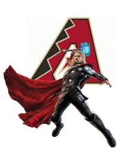 Arizona Diamondbacks Thor Logo heat sticker