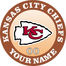 Kansas City Chiefs Customized Logo heat sticker
