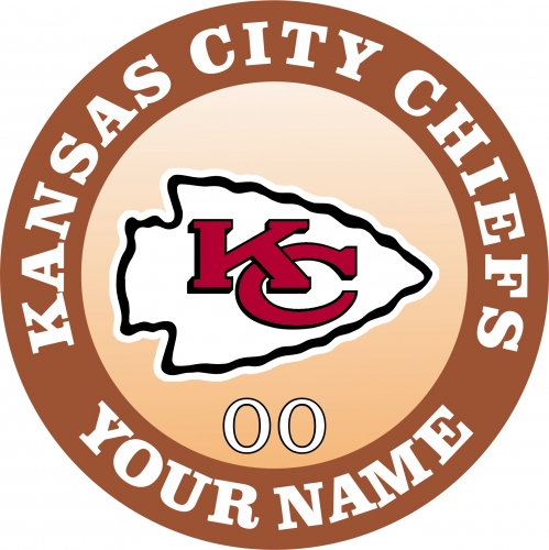 Kansas City Chiefs Customized Logo custom vinyl decal