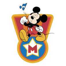 Mickey Mouse Logo 03 heat sticker