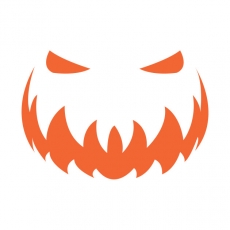 Halloween Logo 53 heat sticker