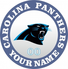 Carolina Panthers Customized Logo heat sticker