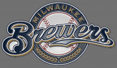 Milwaukee Brewers Plastic Effect Logo heat sticker