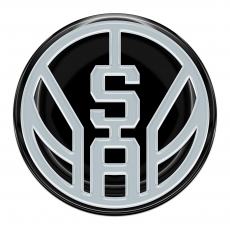 San Antonio Spurs Crystal Logo heat sticker