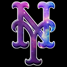 Galaxy New York Mets Logo heat sticker