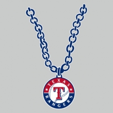 Texas Rangers Necklace logo heat sticker