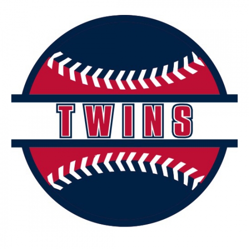 Baseball Minnesota Twins Logo custom vinyl decal