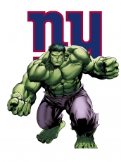 New York Giants Hulk Logo heat sticker