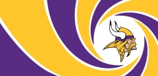 007 Minnesota Vikings logo heat sticker