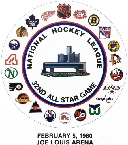 NHL All-Star Game 1979-1980 Logo heat sticker