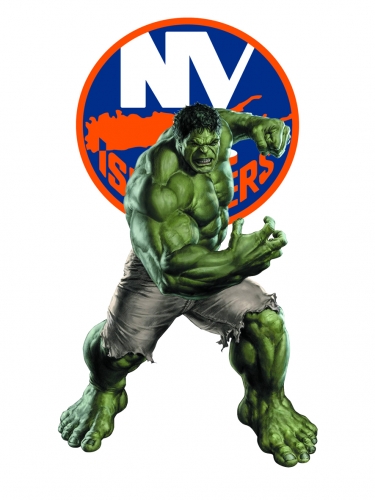 New York Islanders Hulk Logo custom vinyl decal