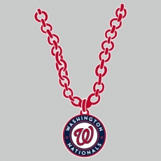 Washington Nationals Necklace logo heat sticker