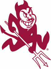 Arizona State Sun Devils 1980-2010 Alternate Logo heat sticker