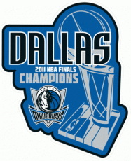 Dallas Mavericks 2010 11 Champion Logo heat sticker