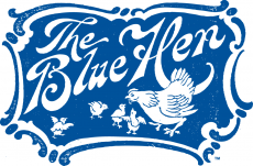 Delaware Blue Hens 1939-1954 Primary Logo custom vinyl decal