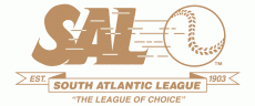 South Atlantic League 2009-Pres Primary Logo heat sticker